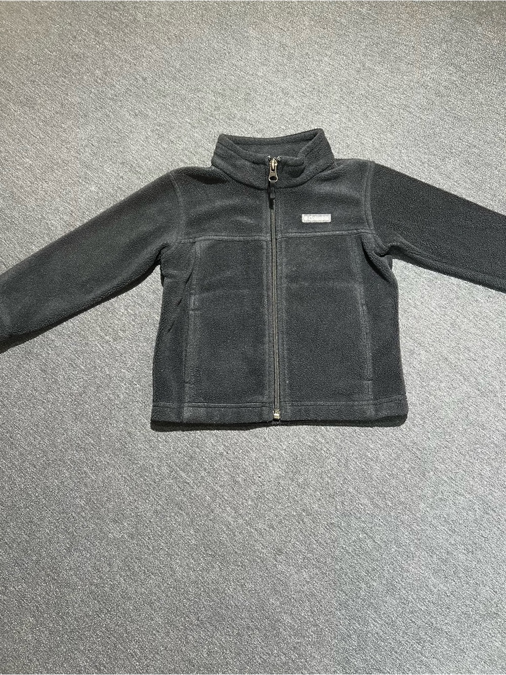 Columbia Kids Black Full-Zip‎ Fleece Jacket